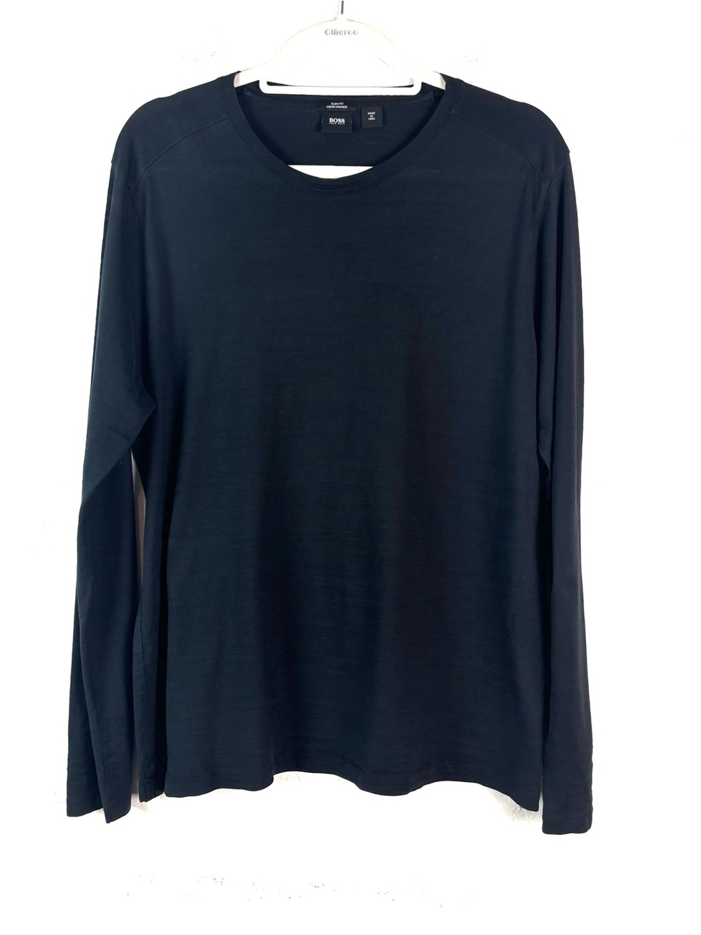 Hugo Boss Black Slim Fit Long Sleeve Mens Shirt